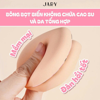 Mút Tán Nền Jary Thick Foundation Puff Mịn Mước Không Hút Kem - Bebeau