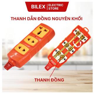 Ổ cắm điện chịu tải 3 lỗ Hinoki 6000W lõi sứ chống cháy ổ điện không dây