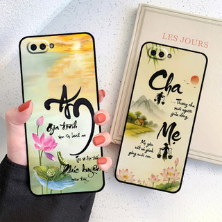 Ốp lưng Oppo A3s / A1k in hình thư pháp cha mẹ bình an