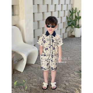 VJ 115 - Bộ đũi June 2 màu Bé Trai size 1 - 10y