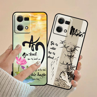 Ốp lưng Oppo Reno 7 4G / Reno 7 5G / Reno 7Z 5G in hình thư pháp cha mẹ bình an