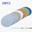 20 Chiếc Móc Và Vòng 5 Inch 3000 5000 7000 10000 Grit Giấy Cát Cát Cát Cát Đĩa Chà Nhám