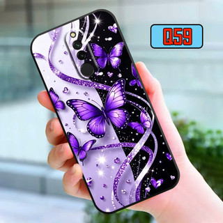 Ốp lưng Xiaomi Redmi 8 in hình họa tiết hoa tim xinh