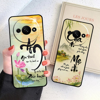 Ốp lưng Xiaomi Redmi A3 / Poco C61 in hình thư pháp cha mẹ bình an