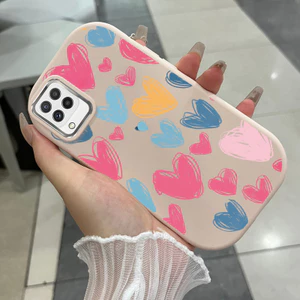 Ốp Lưng Áp dụng cho Samsung A22 M22 M32Case Đáng yêu Trái tim nhỏ