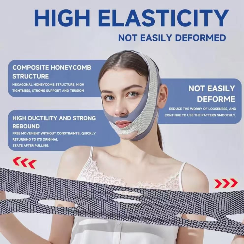【Adel Floro &Co.】Mặt Nạ Định Hình Vline - Thoáng Khí, Nâng Cơ Cằm, Gọn Khuôn Mặt, Dùng Khi Ngủ