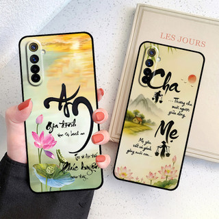 Ốp lưng Realme 6 / 6 Pro in hình thư pháp cha mẹ bình an