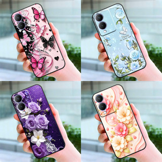 Ốp lưng Vivo Y17s in hình họa tiết hoa tim xinh
