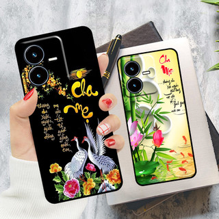 Ốp lưng Vivo Y22s in hình thư pháp cha mẹ bình an