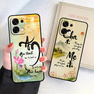 Ốp lưng Oppo A6 Pro / A6 Pro 5G in hình thư pháp cha mẹ bình an