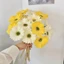 PU Nhân Tạo Hoa Cúc Gerbera Cho Đám Cưới Khách Sạn Trang Trí Nhà Hoa❀