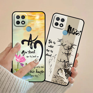Ốp lưng Oppo A15 / A15s in hình thư pháp cha mẹ bình an