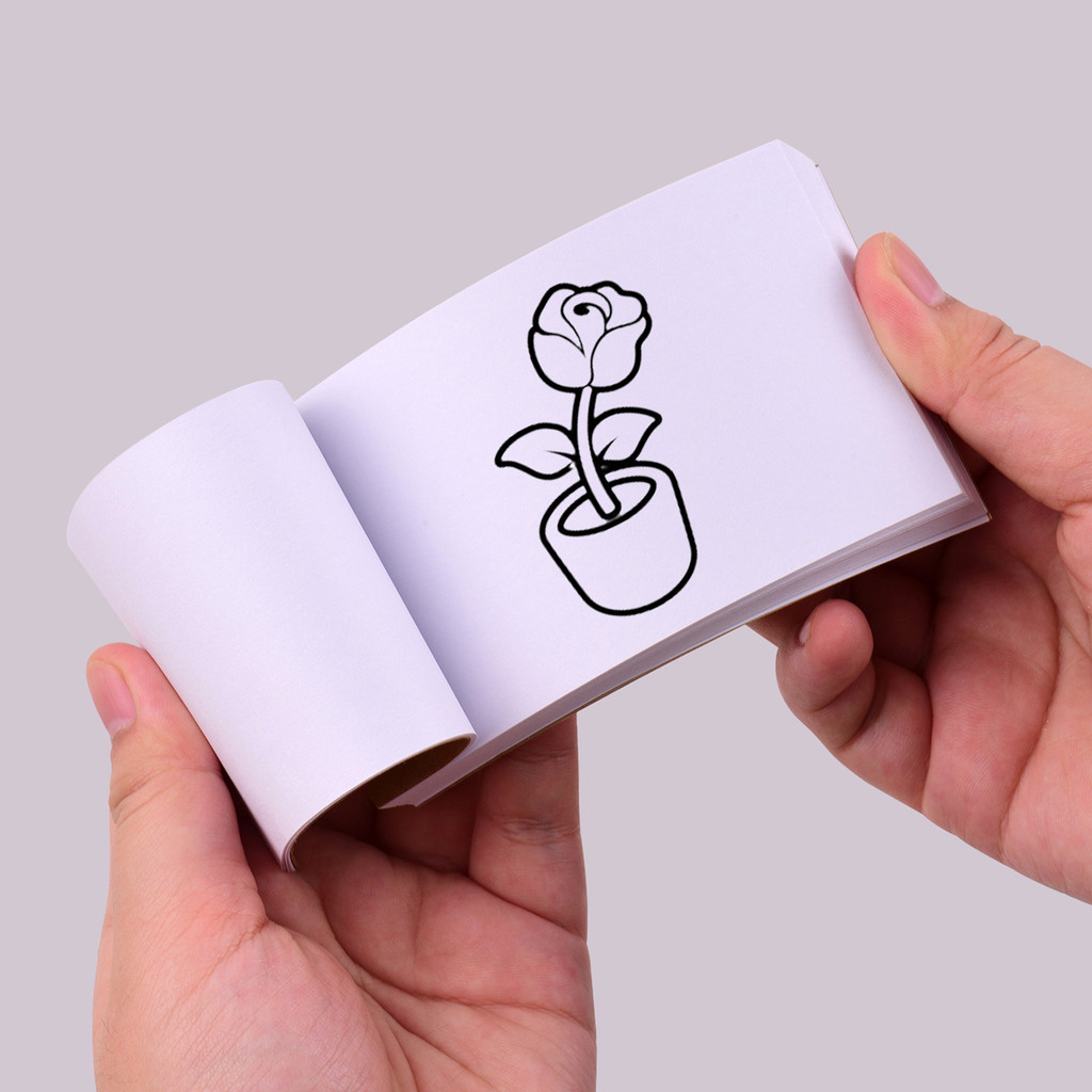 [CÔNG CỤ] Bộ sách lật có miếng đệm đèn LED Hộp máy tính bảng 300 tờ Giấy vẽ Flipbook Ốc vít đóng sách để theo dõi hoạt hình Phác thảo Sáng tạo hoạt hình