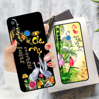 Ốp lưng Realme 5 / 5i / 5 Pro / C3 in hình thư pháp cha mẹ bình an