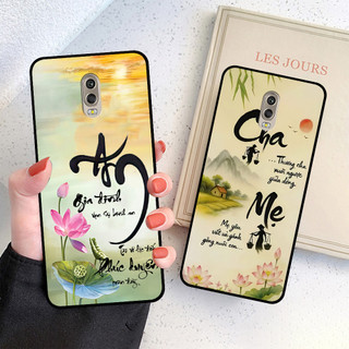 Ốp lưng Samsung J7 Plus in hình thư pháp cha mẹ bình an