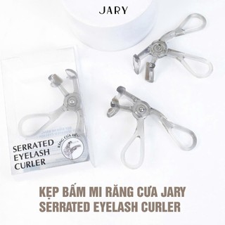 Kẹp Bấm Mi Hình Răng Cưa Jary Serrated Eyelash Curler Dễ Bấm, Ôm Sát Mắt - Bebeau