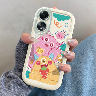 Ốp Lưng OPPO A58 4G A78 4G A58 5G A58X 5G A78 5G A1X 5G A2X 5G Silicon Case Quái vật Đáng yêu