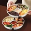 2 Đĩa Chia Bằng Thép Không Gỉ 5 Ngăn Cho Nước Sốt Salad Ăn Nhẹ Bữa Ăn Chuẩn Bị❀