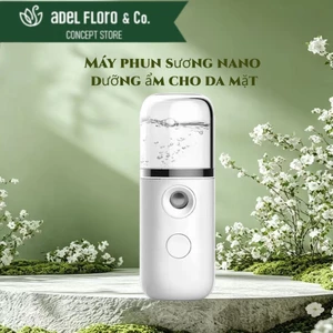 【Adel Floro &Co.】Máy Xịt Dưỡng Ẩm Mini - Sạc USB, Cầm Tay, Tạo Độ Ẩm, Dưỡng Da Mặt