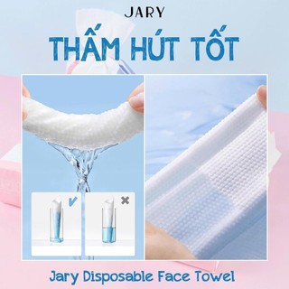 Khăn Mặt Dùng Một Lần Jary Disposable Face Towel Dạng Rút Dạng Cuộn Tiện Lợi - Nhập Khẩu Chính Hãng