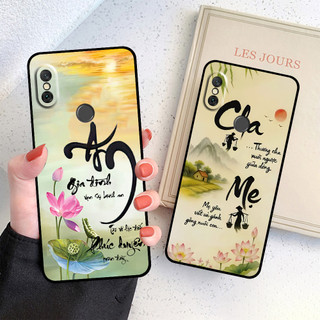 Ốp lưng Xiaomi Redmi Note 5 / Note 5 Pro / Note 6 Pro in hình thư pháp cha mẹ bình an