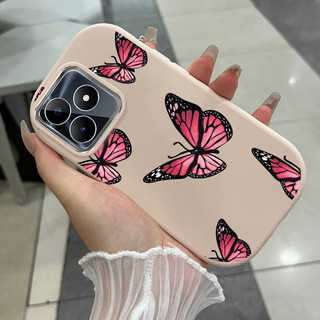Ốp Lưng Áp dụng cho Realme C53 C51 C51s Note 50 Narzo N53 Case Silicone Vẽ Bướm nhỏ