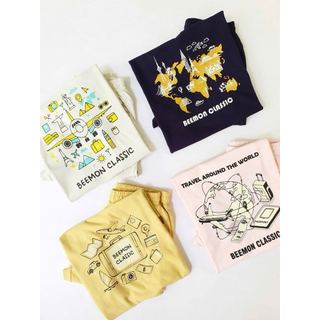 BM2603ST03 - Bộ quần áo Beemon cổ tròn cho bé size 120-170