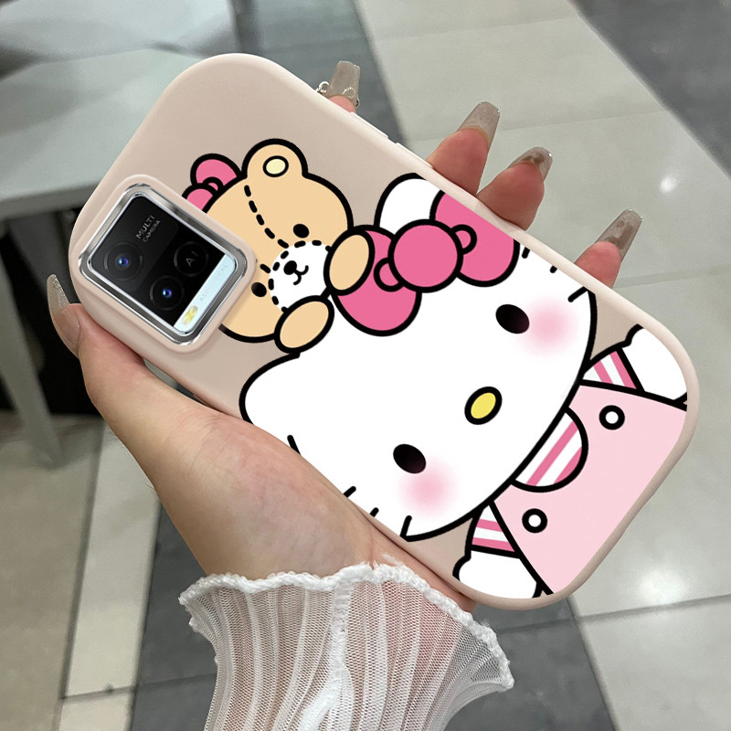 Ốp Lưng Áp dụng cho VIVO Y21 Y21t Y21s Y21e Y21a Y22 Y22s Y33s Y33t Case Vỏ mềm Mèo Hoạt hình