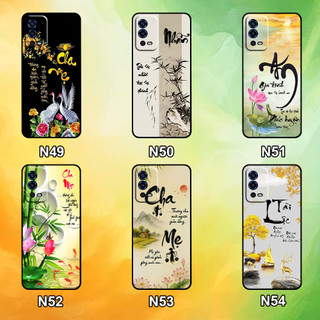 Ốp lưng Oppo A55 in hình thư pháp cha mẹ bình an