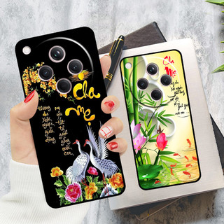 Ốp lưng Oppo Find X8 5G / Find X8 Pro 5G in hình thư pháp cha mẹ bình an