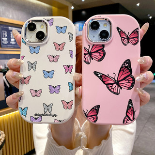 Ốp Lưng Áp dụng cho Realme C53 C51 C51s Note 50 Narzo N53 Case Silicone Vẽ Bướm nhỏ