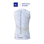 Áo Ba Lỗ Chạy Bộ Unisex Mizuno Osaka Marathon Expo Sleeveless Tee Xanh xám - J2MADY5720 — ảnh 2
