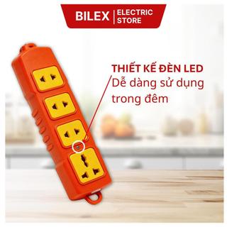 Ổ cắm điện chịu tải 4 lỗ Hinoki 6000W lõi sứ chống cháy ổ điện không dây