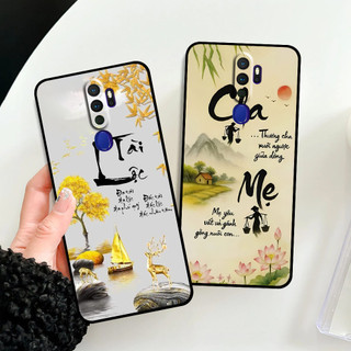 Ốp lưng Oppo A5 2020 / A9 2020 / A11 2020 in hình thư pháp cha mẹ bình an
