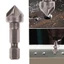 3 Cái 6 Tay cầm lục giác Sáo HCS Countersink Chamfering Drill Bits Chamfer Tool