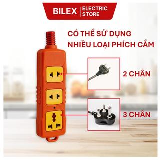 Ổ cắm điện chịu tải 3 lỗ Hinoki 6000W lõi sứ chống cháy ổ điện không dây
