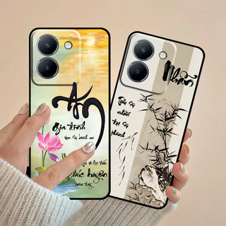 Ốp lưng Vivo Y36 / Y76 / Y78 in hình thư pháp cha mẹ bình an