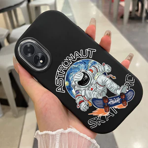 Ốp Lưng Áp dụng cho OPPO A18 A38 Case Astronaut Hoạt hình