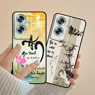 Ốp lưng Oppo A79 5G in hình thư pháp cha mẹ bình an