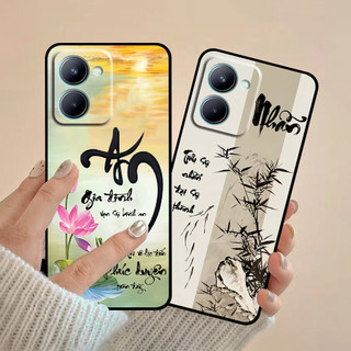Ốp lưng Realme C33 in hình thư pháp cha mẹ bình an