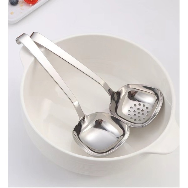 Muôi Canh Cán Móc Chống Trượt Inox 18/10