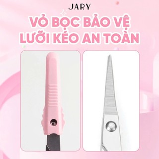 Kéo Tỉa Lông Mày, Lông Mi Jary Eyebrow Scissors Thiết Kế Nhỏ Gọn, Đầu Kéo Sắc - Bebeau