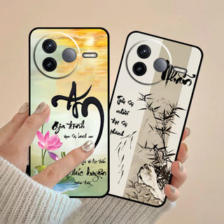 Ốp lưng Redmi K80 / Poco F7 Pro in hình thư pháp cha mẹ bình an