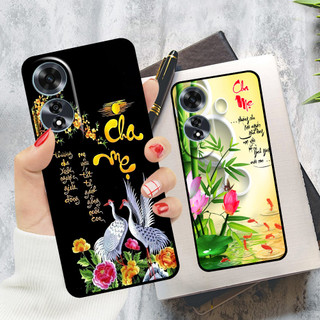 Ốp lưng Oppo A60 in hình thư pháp cha mẹ bình an