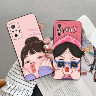 Ốp lưng Xiaomi Redmi Note 10 / Note 10 Pro In hình cô gái tinh nghịch dễ thương chống sốc, mềm bảo vệ camera