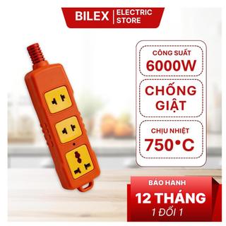 Ổ cắm điện chịu tải 3 lỗ Hinoki 6000W lõi sứ chống cháy ổ điện không dây