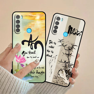 Ốp lưng Xiaomi Redmi Note 8 / Note 8 Pro in hình thư pháp cha mẹ bình an