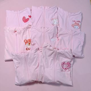 ACN04 - Áo khoác chống nắng vải dệt +50UPF nhiều màu họa tiết ngẫu nhiên size 110-160