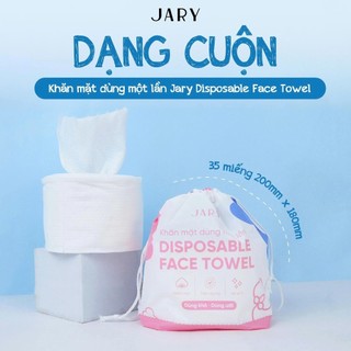 Khăn Mặt Dùng Một Lần Jary Disposable Face Towel Dạng Rút Dạng Cuộn Tiện Lợi - Nhập Khẩu Chính Hãng