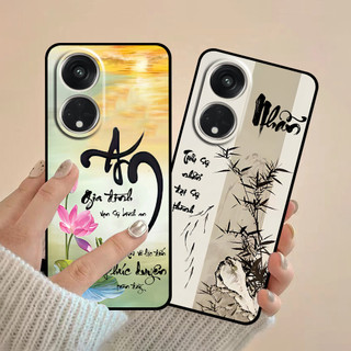 Ốp lưng Oppo Reno8 T / Reno8 T 5G / Reno 8T / Reno 8T 5G in hình thư pháp cha mẹ bình an